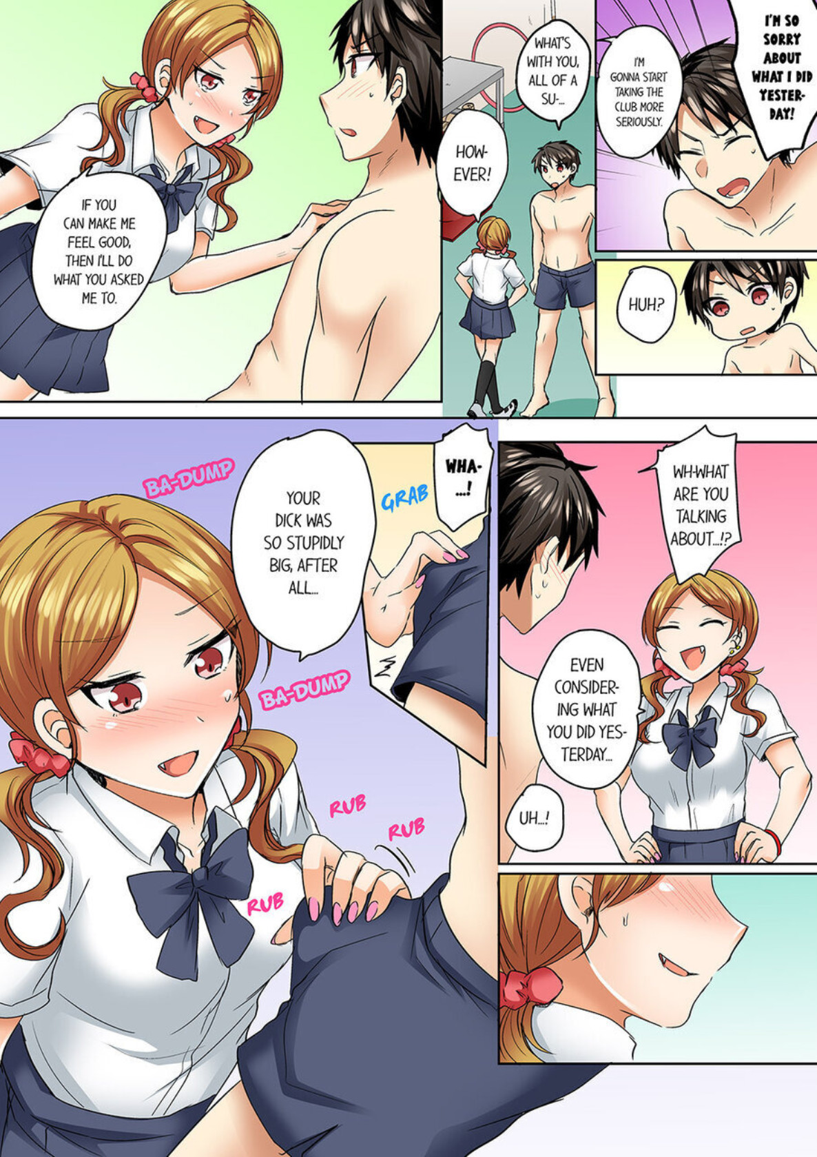 Hentai Manga Comic-My Swimsuit Slipped... And it went in!? A Mixed Synchronized Swimming Club with More Than Just Nip Slips in Store! ~ 1-Read-75